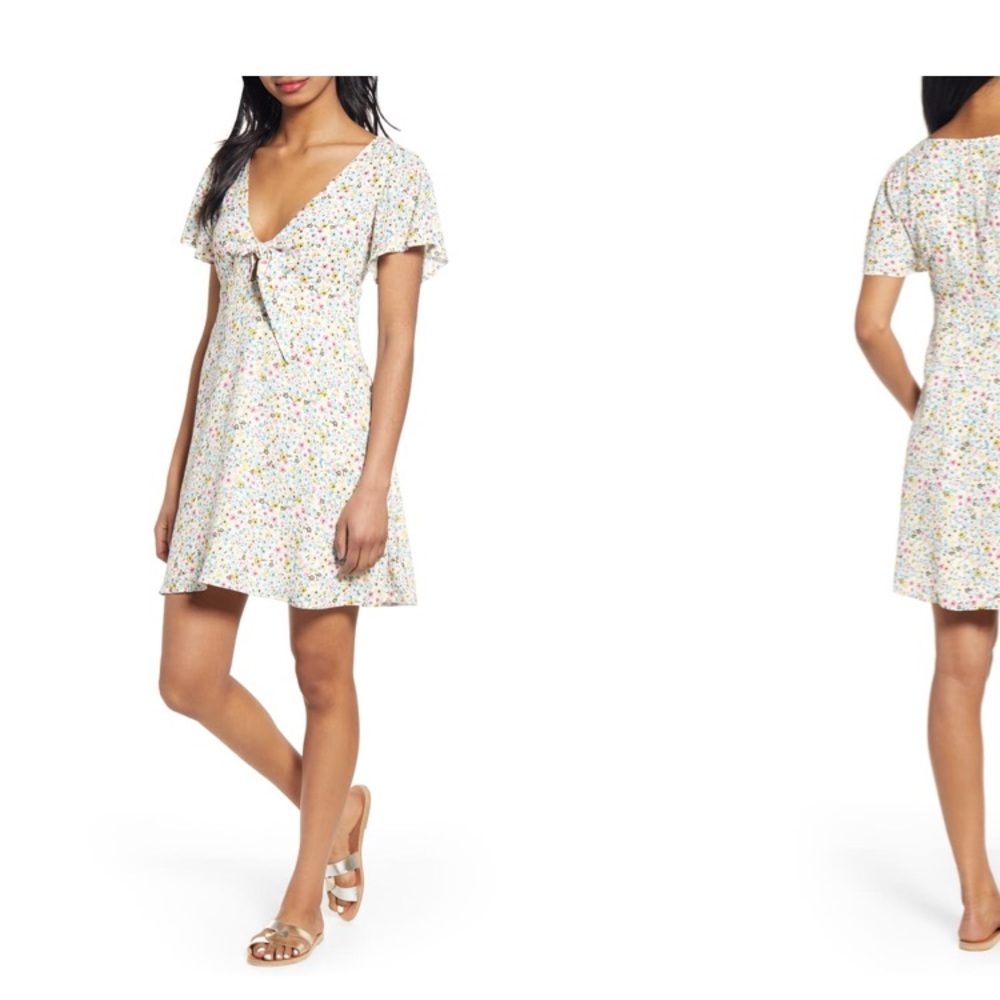 Minkpink rainbow dreams mini dress